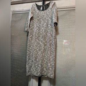 Casual Qtr Length Sleeve Dress